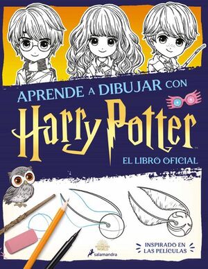 Portada del libro APRENDE A DIBUJAR CON HARRY POTTER (LIBRO OFICIAL) - Compralo en ByAnaCeci.com