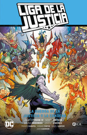 Portada del libro LIGA DE LA JUSTICIA VOL. 05: LA GUERRA DE LA JUSTICIA Y LA CONDENA (LJ SAGA  EL - Compralo en ByAnaCeci.com