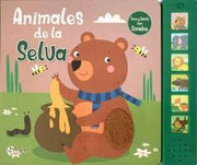 Portada del libro ANIMALES DE LA SELVA: TEXTURA CON SONIDO - Compralo en ByAnaCeci.com
