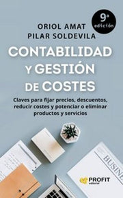 Portada del libro CONTABILIDAD Y GESTIÓN DE COSTES (9ª ED.) - Compralo en ByAnaCeci.com