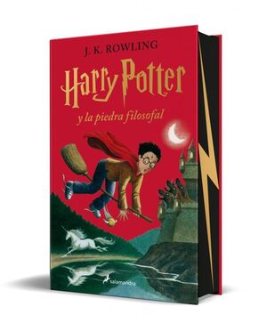 Portada del libro HARRY POTTER Y LA PIEDRA FILOSOFAL (EDICIÓN ESPECIAL CON CANTOS PINTADOS) (HARRY - Compralo en ByAnaCeci.com