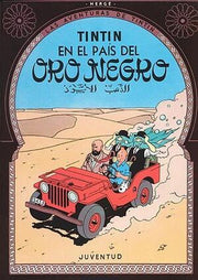 Portada del libro TINTÍN EN EL PAIS DEL ORO NEGRO (CARTONÉ) - Compralo en ByAnaCeci.com