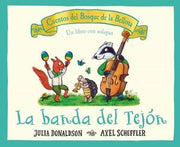 Portada del libro LA BANDA DEL TEJON: CUENTOS DEL BOSQUE DE LA BELLOTA - Compralo en ByAnaCeci.com