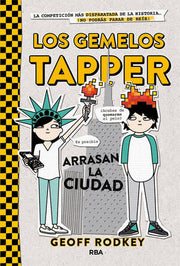 Portada del libro *GEMELOS TAPPER 2. LOS GEMELOS ARRASAN LA CIUDAD. - Compralo en ByAnaCeci.com