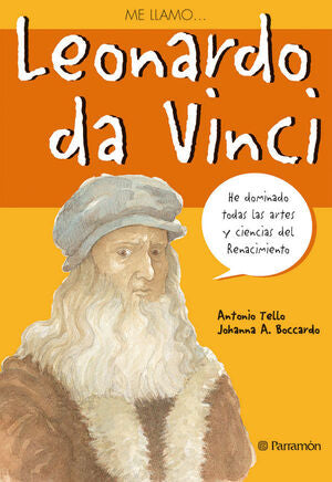 Portada del libro ME LLAMO? LEONARDO DA VINCI - Compralo en ByAnaCeci.com