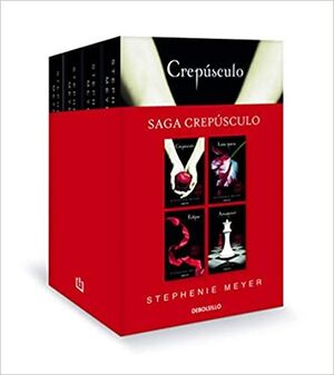 Portada del libro SAGA CREPÚSCULO (EDICIÓN PACK CON: CREPÚSCULO  LUNA NUEVA  ECLIPSE  AMANECER) - Compralo en ByAnaCeci.com