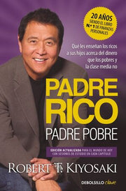 Portada del libro PADRE RICO, PADRE POBRE (EDICIÓN ACTUALIZADA) - Compralo en ByAnaCeci.com