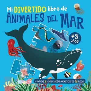 Portada del libro MI DIVERTIDO LIBRO DE ANIMALES DEL MAR - Compralo en ByAnaCeci.com