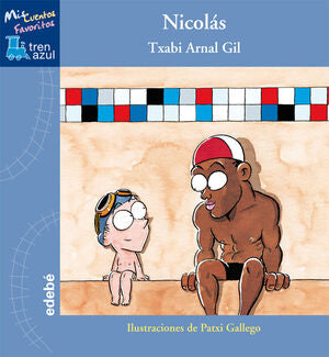 Portada del libro *TREN AZUL: NICOLÁS - Compralo en ByAnaCeci.com
