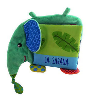 Portada del libro SILUETAS: ELEFANTE Y SUS AMIGOS DE LA SABANA - Compralo en ByAnaCeci.com