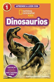 Portada del libro APRENDE A LEER CON NATIONAL GEOGRAPHIC (NIVEL 1) - DINOSAURIOS - Compralo en ByAnaCeci.com