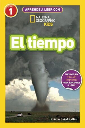 Portada del libro APRENDE A LEER CON NATIONAL GEOGRAPHIC (NIVEL 1) - EL TIEMPO - Compralo en ByAnaCeci.com