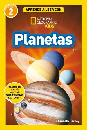 Portada del libro APRENDE A LEER CON NATIONAL GEOGRAPHIC (NIVEL 2) - PLANETAS - Compralo en ByAnaCeci.com