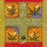 Portada del libro LOS CUATRO ACUERDOS: SABIDURIA TOLTECA (BARAJA DE 48 CARTAS) - Compralo en ByAnaCeci.com