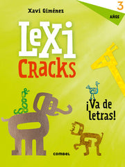 Portada del libro *LEXICRACKS. EJERCICIOS DE ESCRITURA Y LENGUAJE 3 AÑOS - Compralo en ByAnaCeci.com