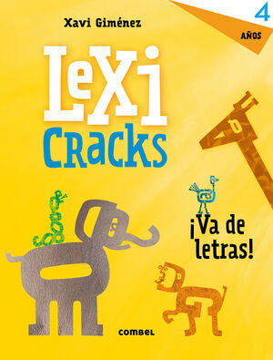 Portada del libro LEXICRACKS. EJERCICIOS DE ESCRITURA Y LENGUAJE 4 AÑOS - Compralo en ByAnaCeci.com