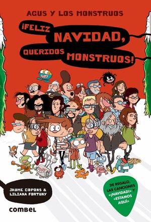 Portada del libro AGUS Y LOS MONSTRUOS 9: ¡FELIZ NAVIDAD, QUERIDOS MONSTRUOS! - Compralo en ByAnaCeci.com
