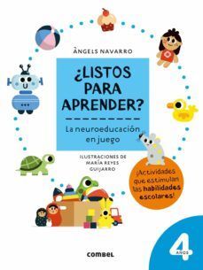 Portada del libro ¿LISTOS PARA APRENDER? LA NEUROEDUCACIÓN EN JUEGO 4 AÑOS - Compralo en ByAnaCeci.com