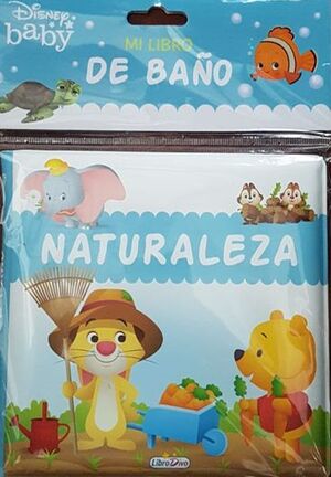 Portada del libro LIBRO BAÑO DISNEY BABY: NATURALEZA LD0908 - Compralo en ByAnaCeci.com