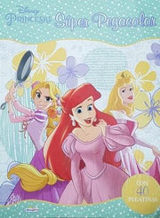Portada del libro PRINCESAS SUPER PEGACOLOR VERDE LD0971 - Compralo en ByAnaCeci.com