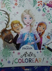 Portada del libro ARTE Y COLORAR FROZEN AZUL LD0978 - Compralo en ByAnaCeci.com