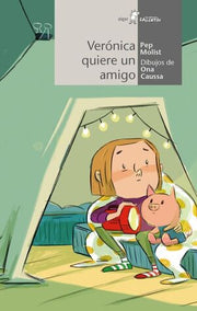 Portada del libro CALCETIN BLANCO. VERÓNICA QUIERE UN AMIGO - Compralo en ByAnaCeci.com