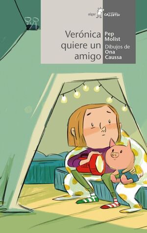 Portada del libro CALCETIN BLANCO. VERÓNICA QUIERE UN AMIGO - Compralo en ByAnaCeci.com