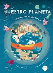 Portada del libro NUESTRO PLANETA. INFOGRAFÍAS PARA DESCUBRIR LA TIERRA - Compralo en ByAnaCeci.com