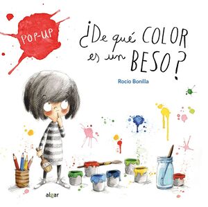 Portada del libro ¿DE QUE COLOR ES UN BESO? (POP UP) - Compralo en ByAnaCeci.com