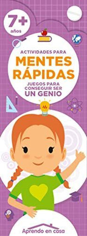 Portada del libro ACTIVIDADES PARA MENTES RAPIDAS ( 7 AÑOS) CAC026CON - Compralo en ByAnaCeci.com