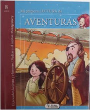 Portada del libro MI PRIMERA LECTURA DE AVENTURAS: PESCADOR, LA SIRENA Y EL GNOMO/ NADINE Y EL CAPITAN MONTGOMERY CTD176 - Compralo en ByAnaCeci.com