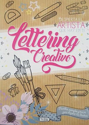Portada del libro LETTERING CREATIVO - ROSA CPC190 - Compralo en ByAnaCeci.com