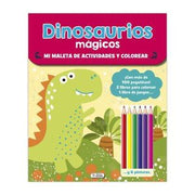Portada del libro DINOSAURIOS (MALETA ACTIVIDADES COLOREAR) CCA050-2 - Compralo en ByAnaCeci.com