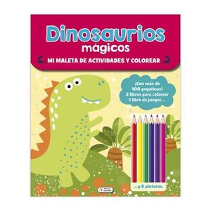Portada del libro DINOSAURIOS (MALETA ACTIVIDADES COLOREAR) CCA050-2 - Compralo en ByAnaCeci.com