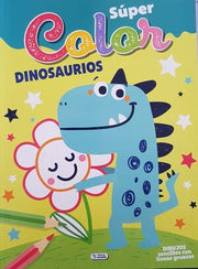 Portada del libro SUPER COLOR DINOSAURIOS CPC187 - Compralo en ByAnaCeci.com