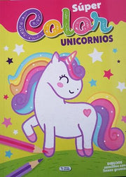 Portada del libro SUPER COLOR UNICORNIOS CPC187 - Compralo en ByAnaCeci.com