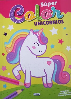 Portada del libro SUPER COLOR UNICORNIOS CPC187 - Compralo en ByAnaCeci.com