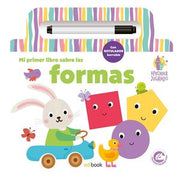 Portada del libro APRENDER JUGANDO LIBRO PIZARRA FORMAS - Compralo en ByAnaCeci.com