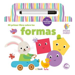 Portada del libro APRENDER JUGANDO LIBRO PIZARRA FORMAS - Compralo en ByAnaCeci.com