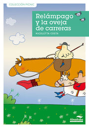 Portada del libro RELÁMPAGO Y LA OVEJA DE CARRERAS - Compralo en ByAnaCeci.com