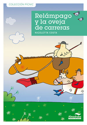 Portada del libro RELÁMPAGO Y LA OVEJA DE CARRERAS - Compralo en ByAnaCeci.com