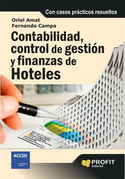 Portada del libro CONTABILIDAD, CONTROL DE GESTIÓN Y FINANZAS DE HOTELES - Compralo en ByAnaCeci.com