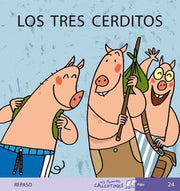 Portada del libro PRIMEROS CALCETINES: LOS TRES CERDITOS - Compralo en ByAnaCeci.com