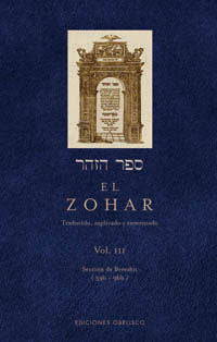 Portada del libro EL ZOHAR, (VOL. 3) - Compralo en ByAnaCeci.com
