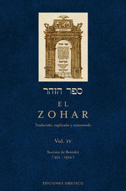 Portada del libro EL ZOHAR (VOL. 4) - Compralo en ByAnaCeci.com