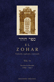 Portada del libro EL ZOHAR (VOL. 6) - Compralo en ByAnaCeci.com