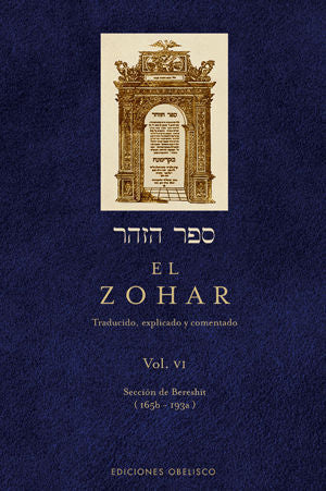 Portada del libro EL ZOHAR (VOL. 6) - Compralo en ByAnaCeci.com