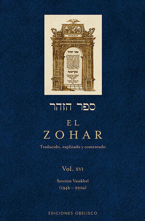Portada del libro EL ZOHAR (VOL. 16) - Compralo en ByAnaCeci.com