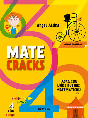 Portada del libro MATECRACKS 4 AÑOS. PARA SER UN BUEN MATEMATICO - Compralo en ByAnaCeci.com