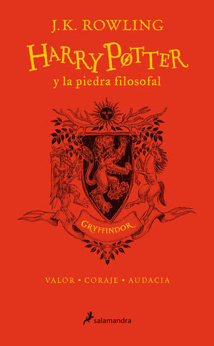Portada del libro HARRY POTTER 1: LA PIEDRA FILOSOFAL (GRYFFINDOR) 20 AÑOS DE MAGIA - Compralo en ByAnaCeci.com